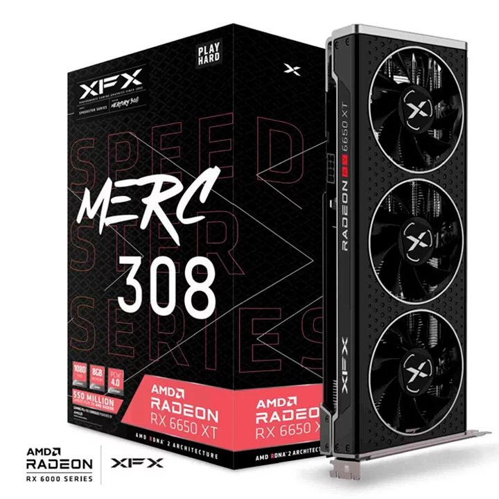 tarjeta de video AMD RX6650XT 308 XFX