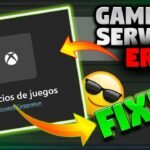 Error gaming services de xbox windows 10/11